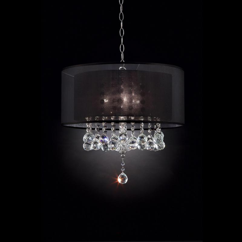 19" Effleurer Crystal Ceiling Lamp. Picture 2