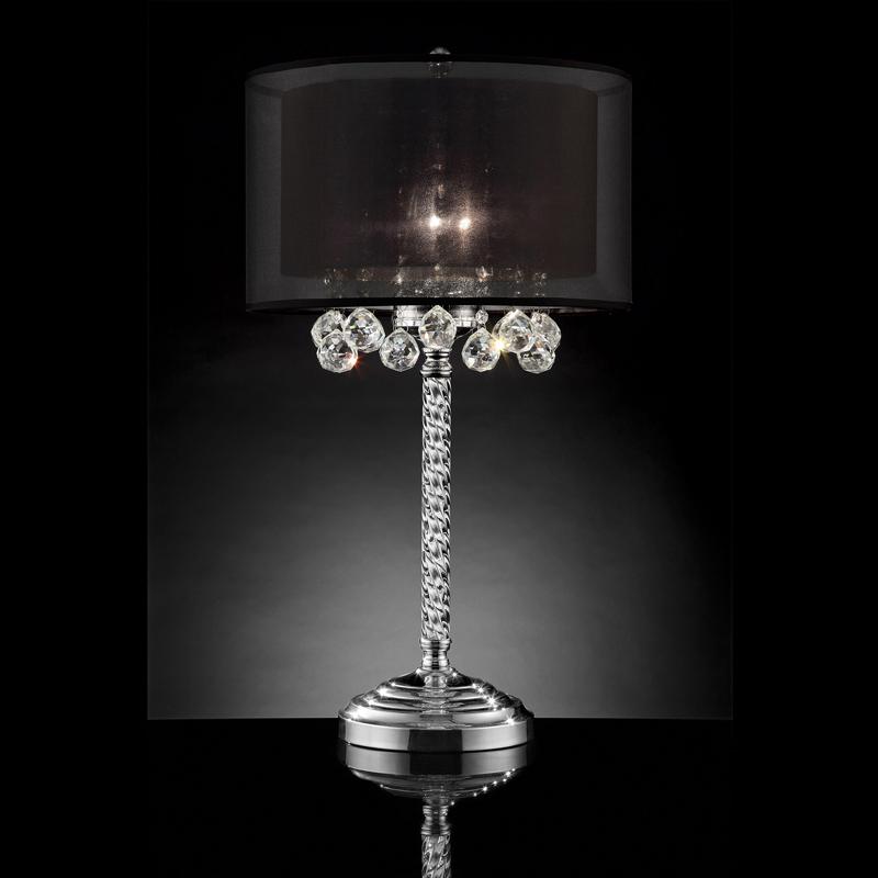 30" Effleurer Crystal Table Lamp. Picture 2