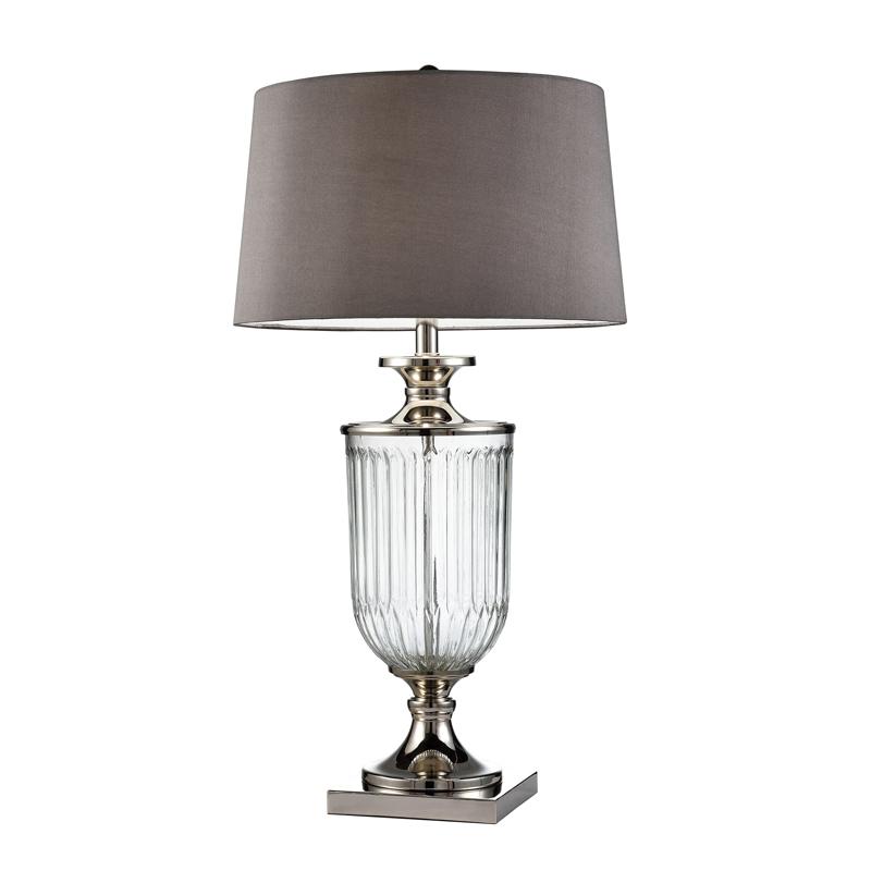 32.5" Amelia Glass Table Lamp. Picture 1