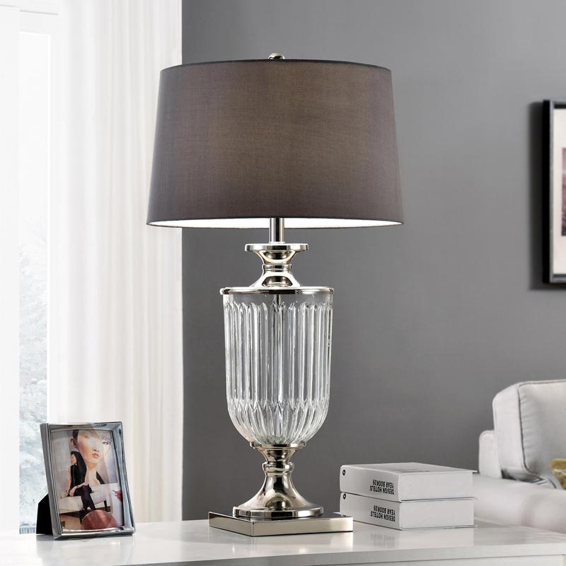 32.5" Amelia Glass Table Lamp. Picture 2