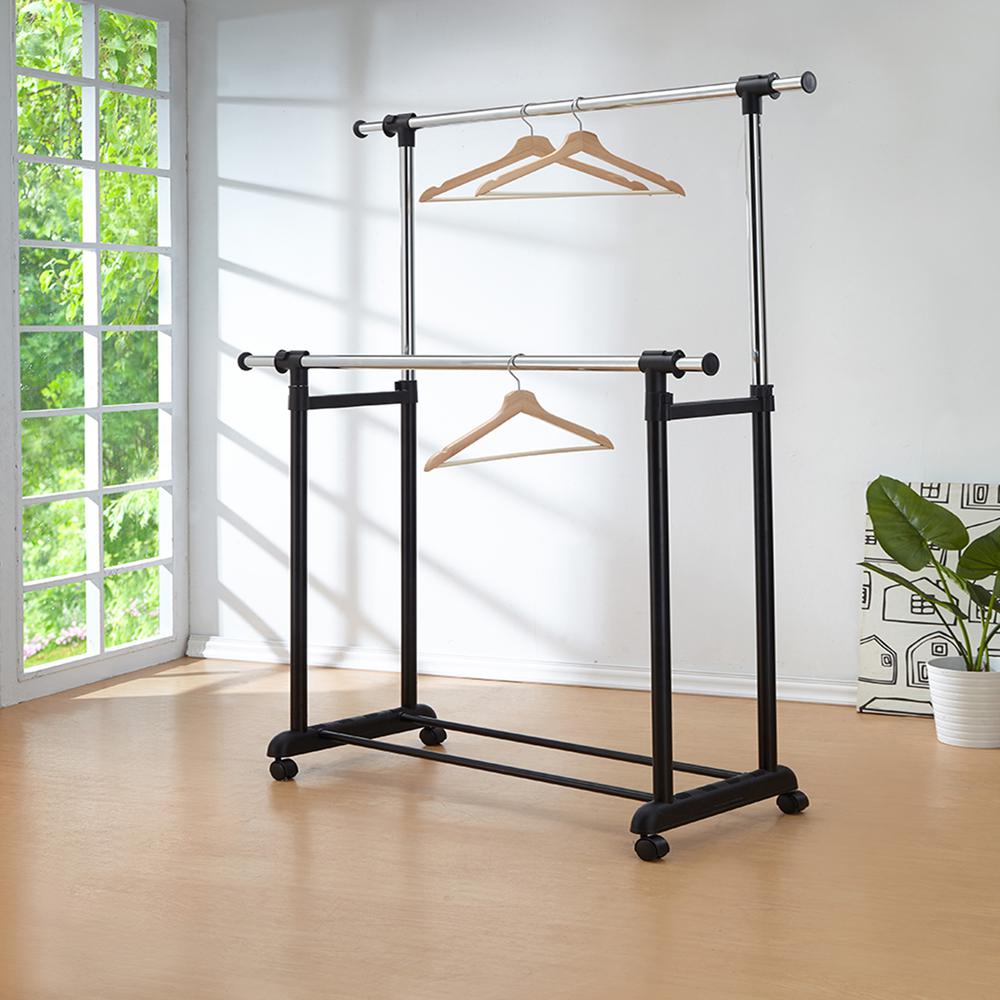 Double Levers Clothes Rack. Picture 1