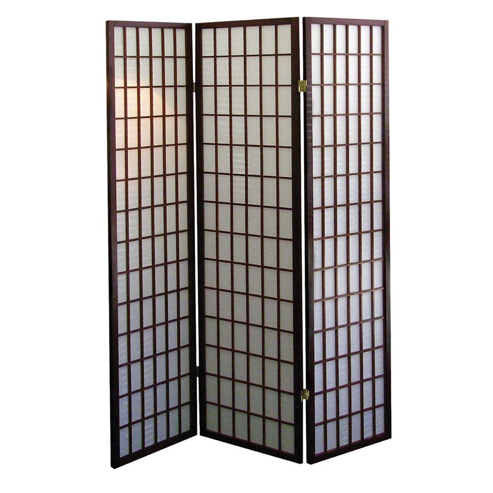 3-Panel Room Divider - Cherry. Picture 6