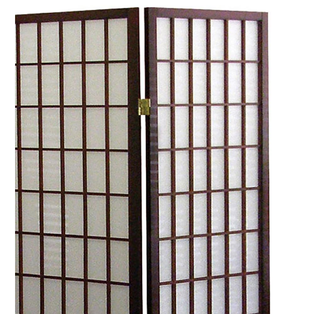 3-Panel Room Divider - Cherry. Picture 1