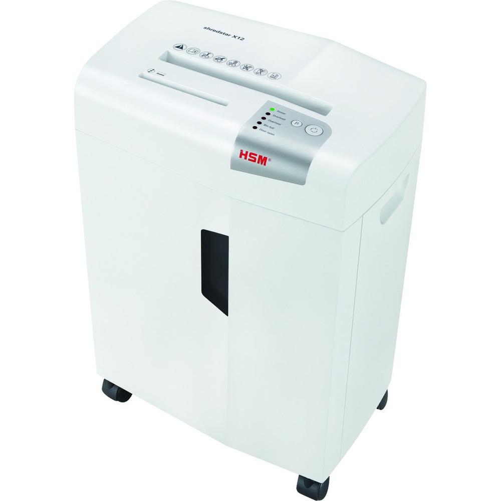 HSM shredstar X12 - 5/32" x 1 7/16" + Sep. CD Cutting unit - Particle Cut - 12 Per Pass - for shredding CD, DVD, Paper, Credit Card, Paper Clip, Staples - 0.156" x 1.438" Shred Size - P-4/O-1/T-2/E-2/. Picture 1