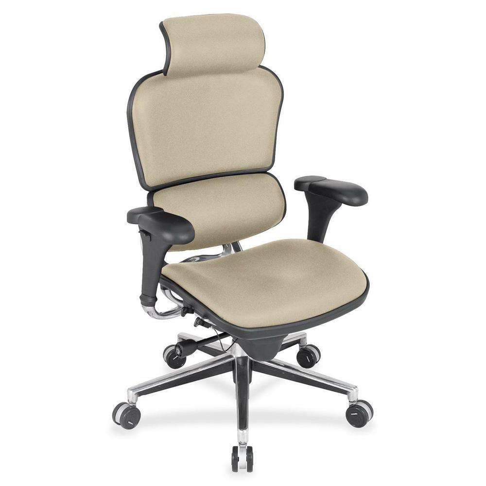 Eurotech ergohuman LE9ERG High Back Executive Chair - Travertine Shire Fabric Seat - Travertine Shire Fabric Back - 5-star Base - 1 Each. The main picture.
