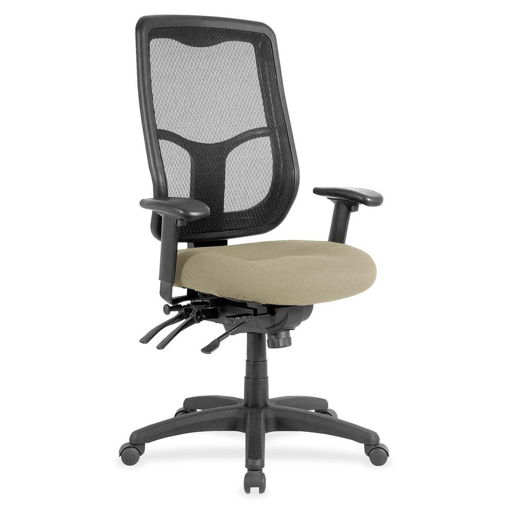 Eurotech Apollo High Back Multi-funtion Task Chair - Pumice Fabric Seat - 5-star Base - 1 Each. Picture 1