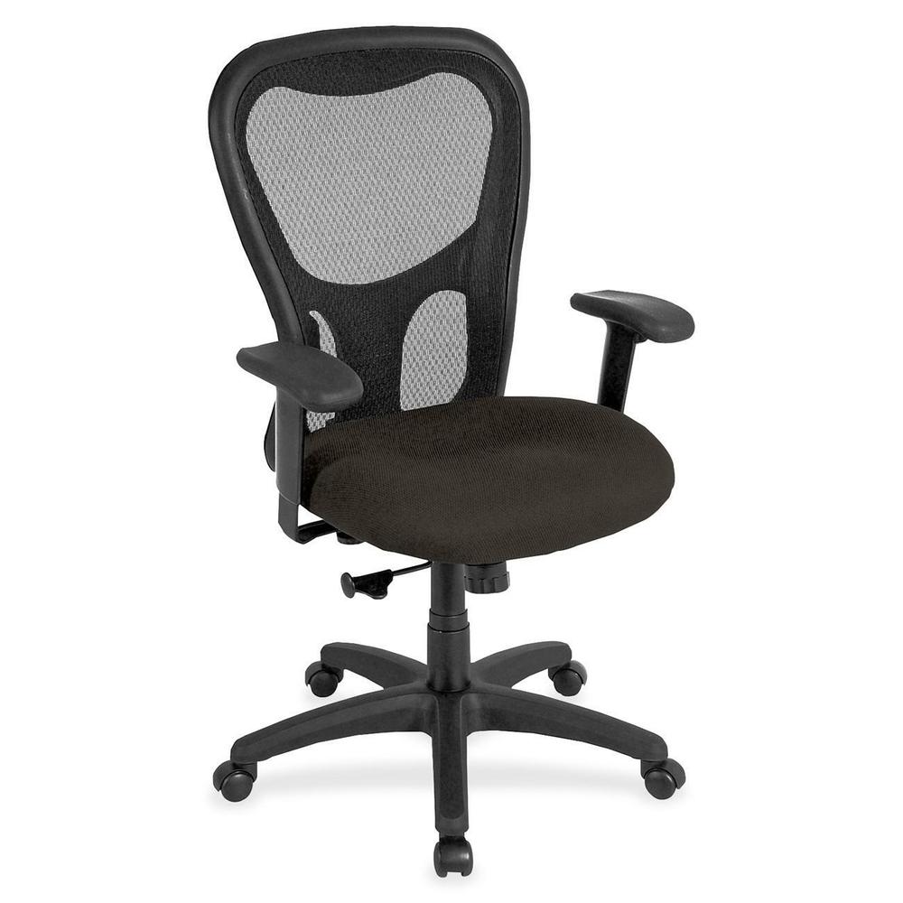 Eurotech Apollo Highback MM9500 - Pepper Fabric Seat - 5-star Base - 1 Each. The main picture.
