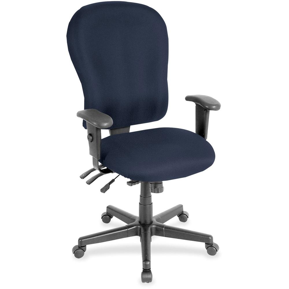 Eurotech 4x4xl High Back Task Chair - Cadet Fabric Seat - Cadet Fabric Back - 5-star Base - 1 Each. The main picture.