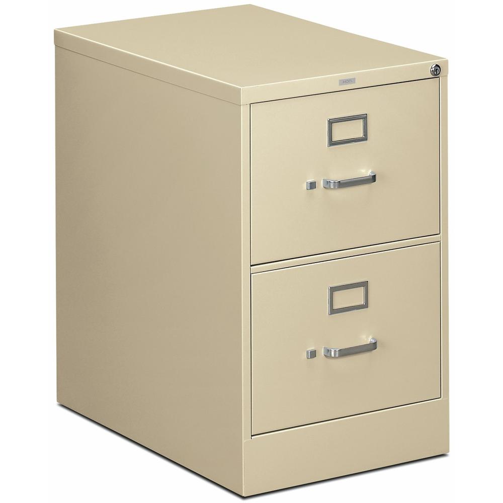 HON 310 H312C File Cabinet - 18.3" x 26.5"29" - 2 Drawer(s) - Finish: Putty. Picture 1