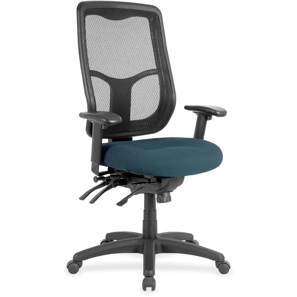 Eurotech Apollo High Back Multi-funtion Task Chair - Palm Fabric Seat - 5-star Base - 1 Each. The main picture.
