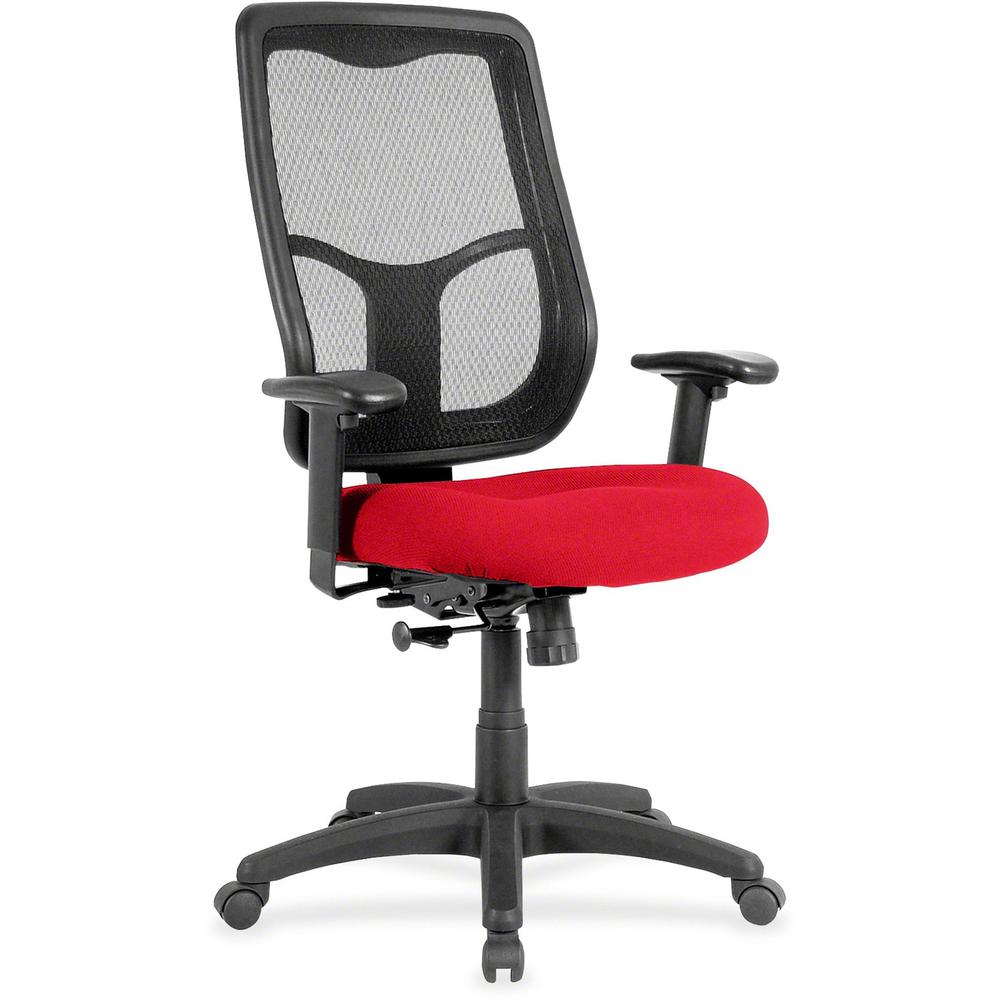 Eurotech Apollo High Back Synchro Task Chair - Violet Fabric Seat - 5-star Base - 1 Each. The main picture.
