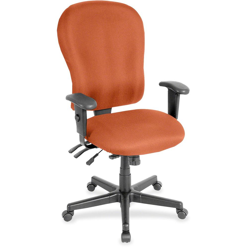 Eurotech 4x4xl High Back Task Chair - Bloodshot Fabric Seat - Bloodshot Fabric Back - 5-star Base - 1 Each. The main picture.