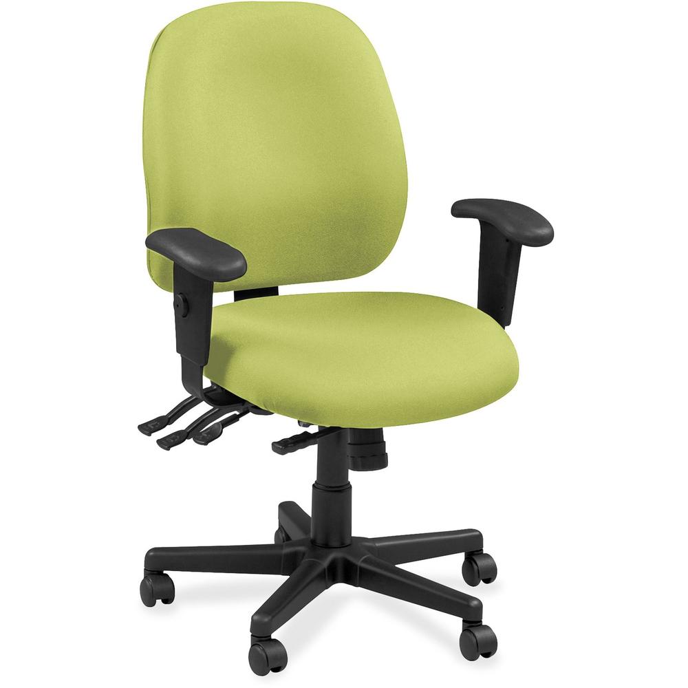 Raynor Executive Chair - Apple Green - Vinyl, Fabric - 1 Each. The main picture.