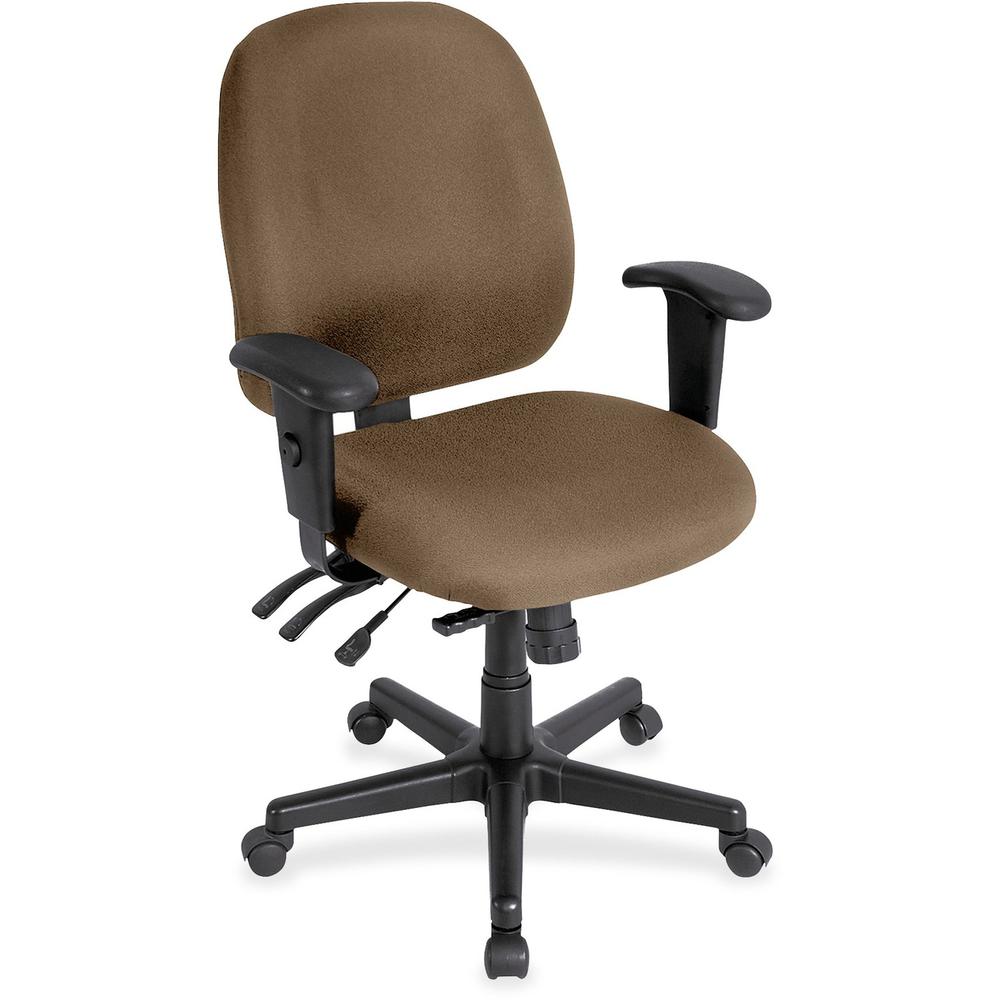 Eurotech 4x4sl with Seat Slider - Adobe Seat - Adobe Back - 5-star Base - Tea Time - Armrest - 1 Each. Picture 1