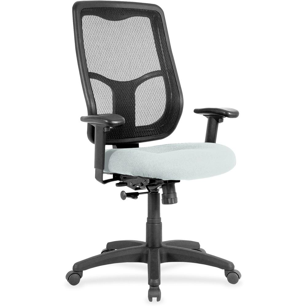 Eurotech Apollo High-back with Ratchet Back - Breezy Fabric, Vinyl Seat - High Back - 5-star Base - 1 Each. The main picture.