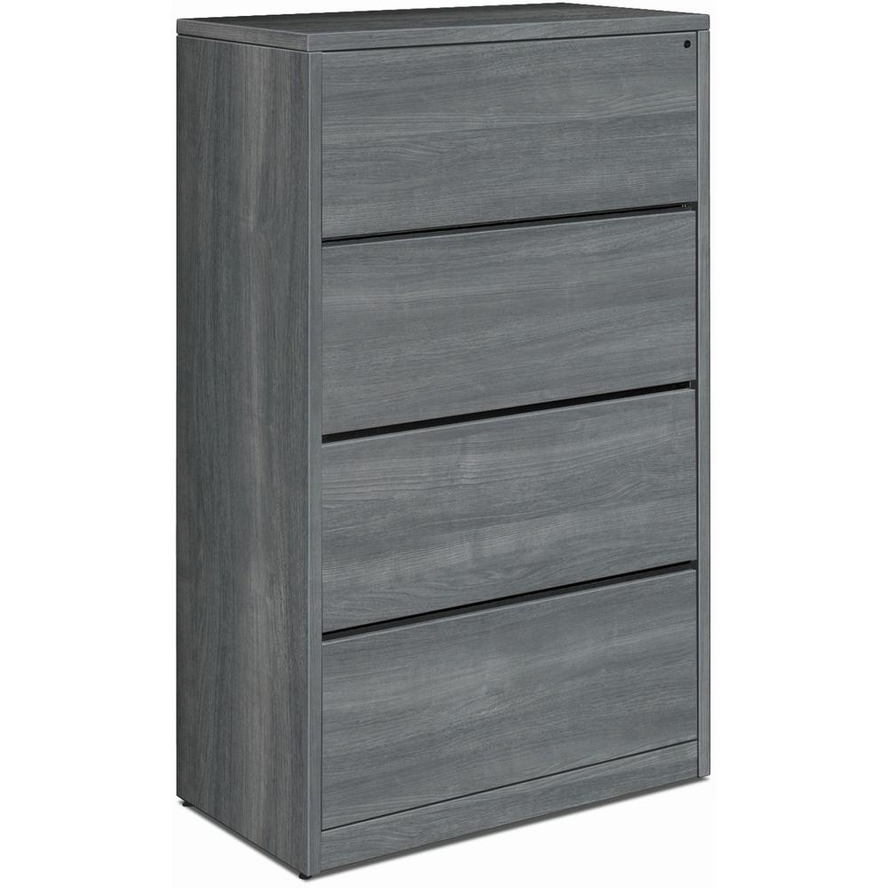 HON 10500 H10516 Lateral File - 36" x 20"59.1" - 4 Drawer(s) - Finish: Sterling Ash. Picture 1