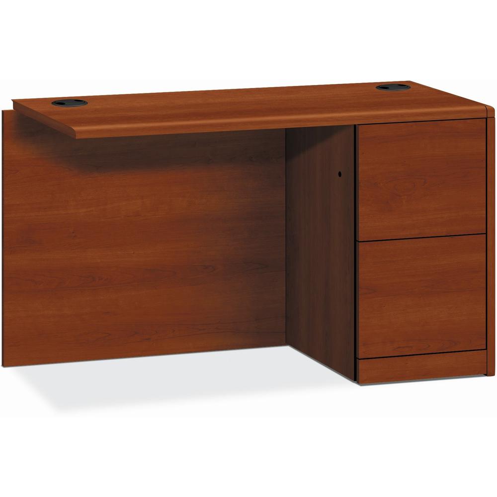 HON 10700 H107191R Return - 42" x 24" x 29.5" - 2 x File Drawer(s)Right Side - Finish: Cognac. Picture 1