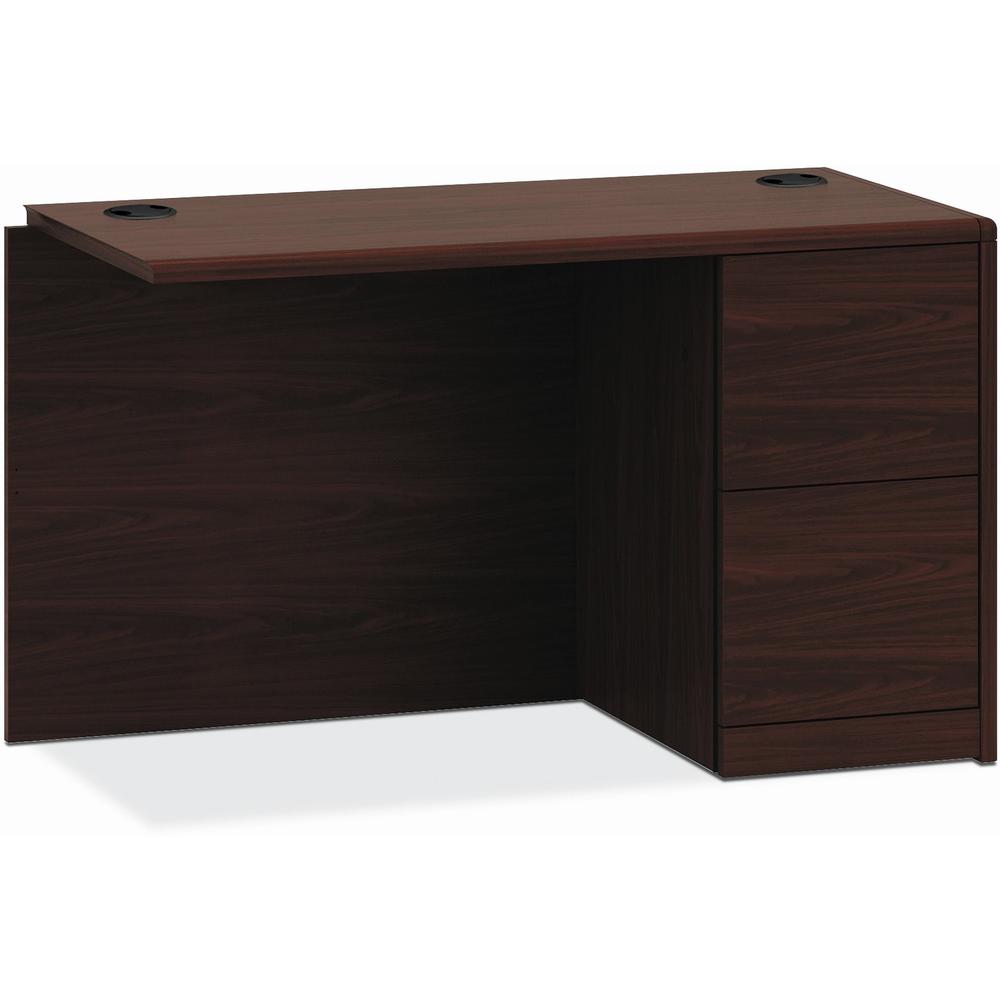 HON 10700 H107191R Return - 42" x 24" x 29.5" - 2 x File Drawer(s)Right Side - Finish: Mahogany. Picture 1