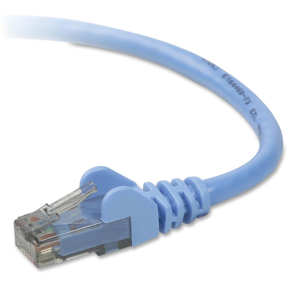 Belkin Cat6 Patch Cable - RJ-45 Male Network - RJ-45 Male Network - 10ft - Blue. Picture 1