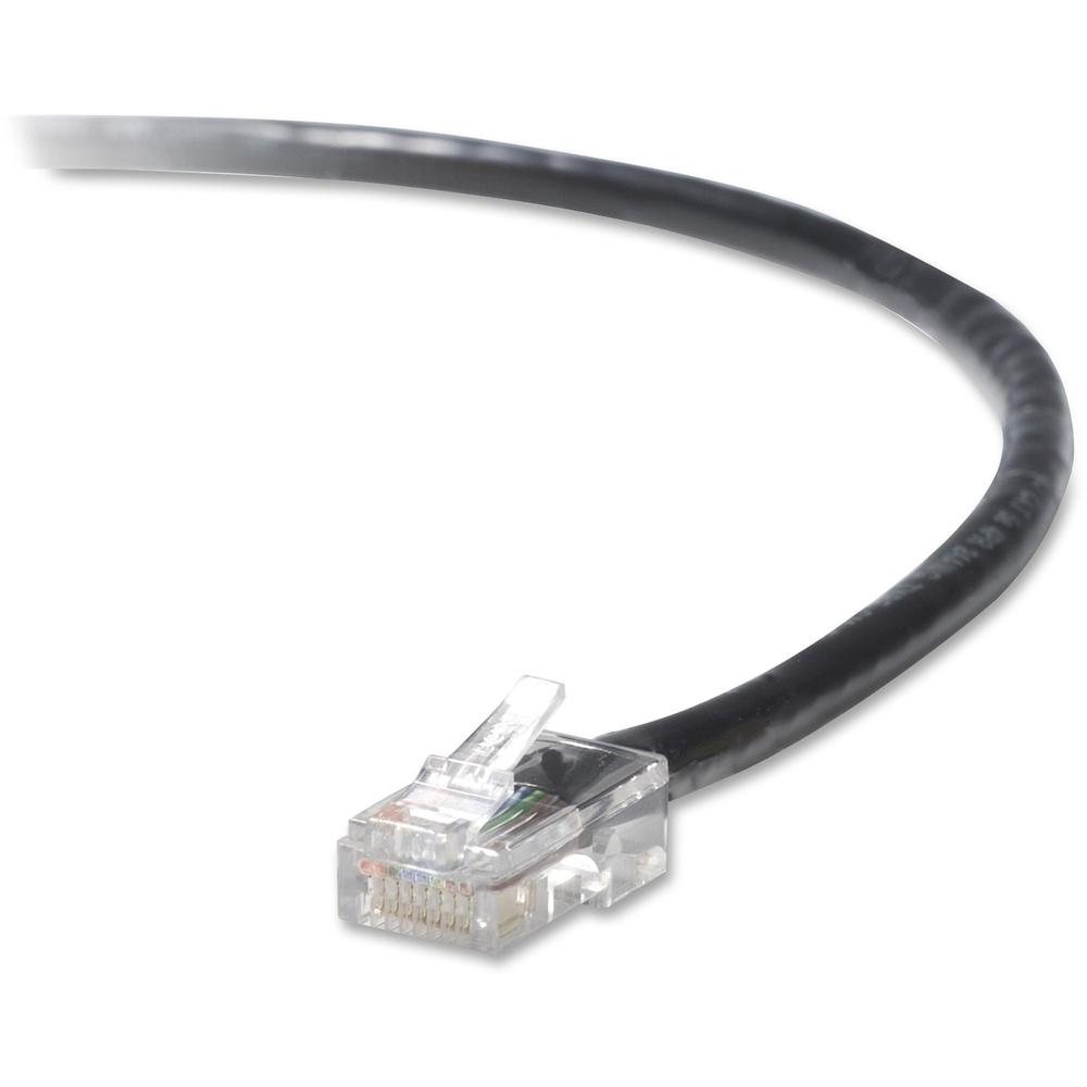 Belkin Cat5e Network Cable - RJ-45 Male Network - RJ-45 Male Network - 15ft - Black. Picture 1