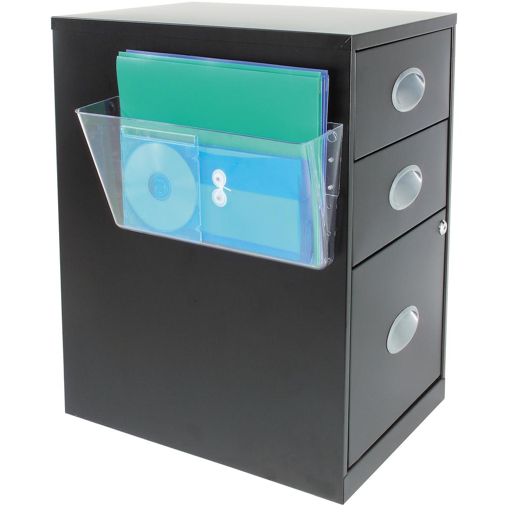 Deflecto Magnetic DocuPocket - 1 Compartment(s) - 7" Height x 13" Width x 4" Depth - Clear - Plastic - 1 Each. Picture 1