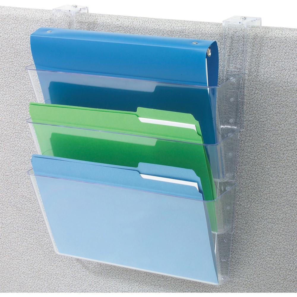 Deflecto Stackable DocuPocket set for partition walls - 3 Pocket(s ...