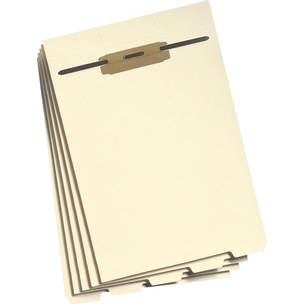 Smead 1/5 Tab Cut Letter Recycled Classification Folder - 8 1/2" x 11" - 1/2" Expansion - 1 x 2B Fastener(s) - 2" Fastener Capacity for Folder - Assorted Position Tab Position - 1 Divider(s) - Manila . The main picture.