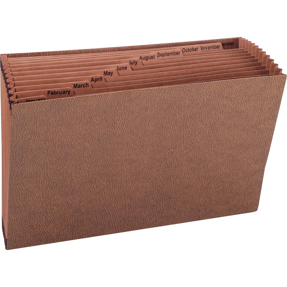 Smead TUFF Legal Recycled Expanding File - Legal - 8 1/2" x 14" Sheet Size - 7/8" Expansion - 12 Pocket(s) - Recycled - 1 Each. The main picture.