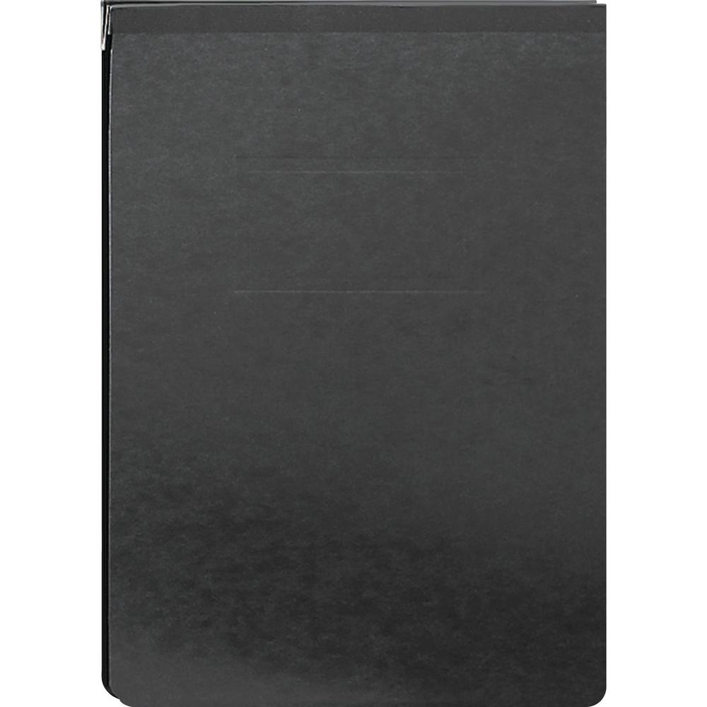 Smead Premium Pressboard Letter Recycled Fastener Folder - 8 1/2" x 11" - 2" Expansion - 1 Fastener(s) - 2" Fastener Capacity for Folder - Pressboard - Black - 60% Recycled - 1 Each. The main picture.