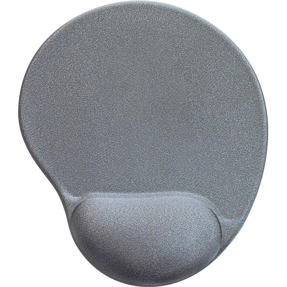 Compucessory Gel Mouse Pads - 9" x 10" x 1" Dimension - Gray - Gel - 1 Pack. Picture 1