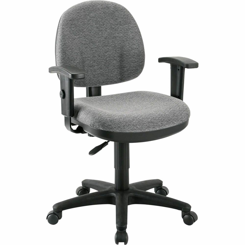 Lorell Millenia Series Pneumatic Adjustable Task Chair - Gray Seat - 1 Each. Picture 1