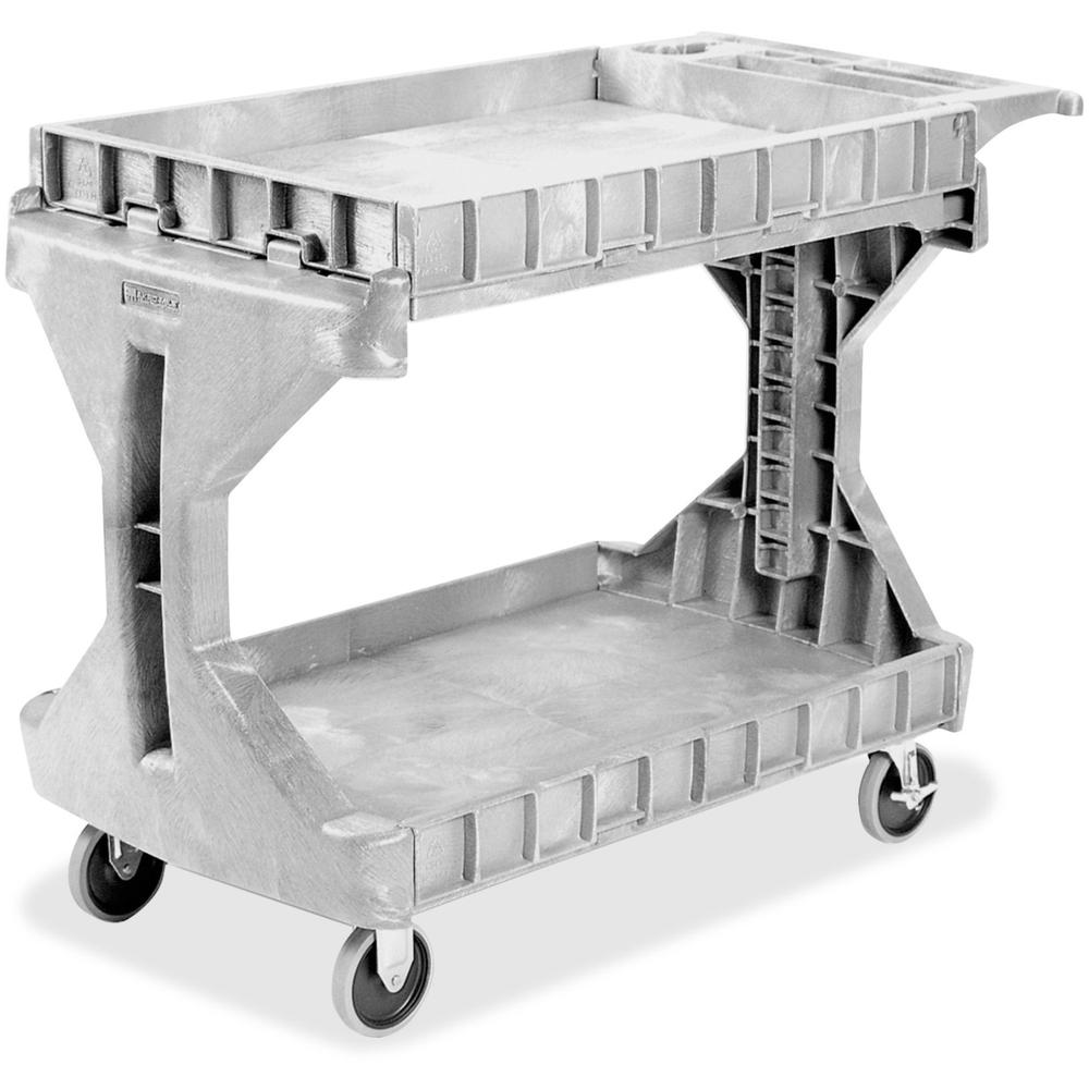 Akro-Mils ProCart Utility Cart - 400 lb Capacity - Plastic Foam - x 45" Width x 24" Depth x 35" Height - Gray - 1 Each. Picture 1