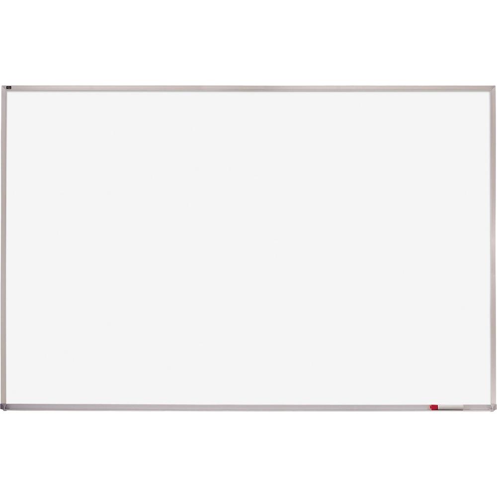 Quartet Whiteboard - 48" (4 ft) Width x 72" (6 ft) Height - White Melamine Surface - Silver Aluminum Frame - Horizontal - 1 Each. Picture 1