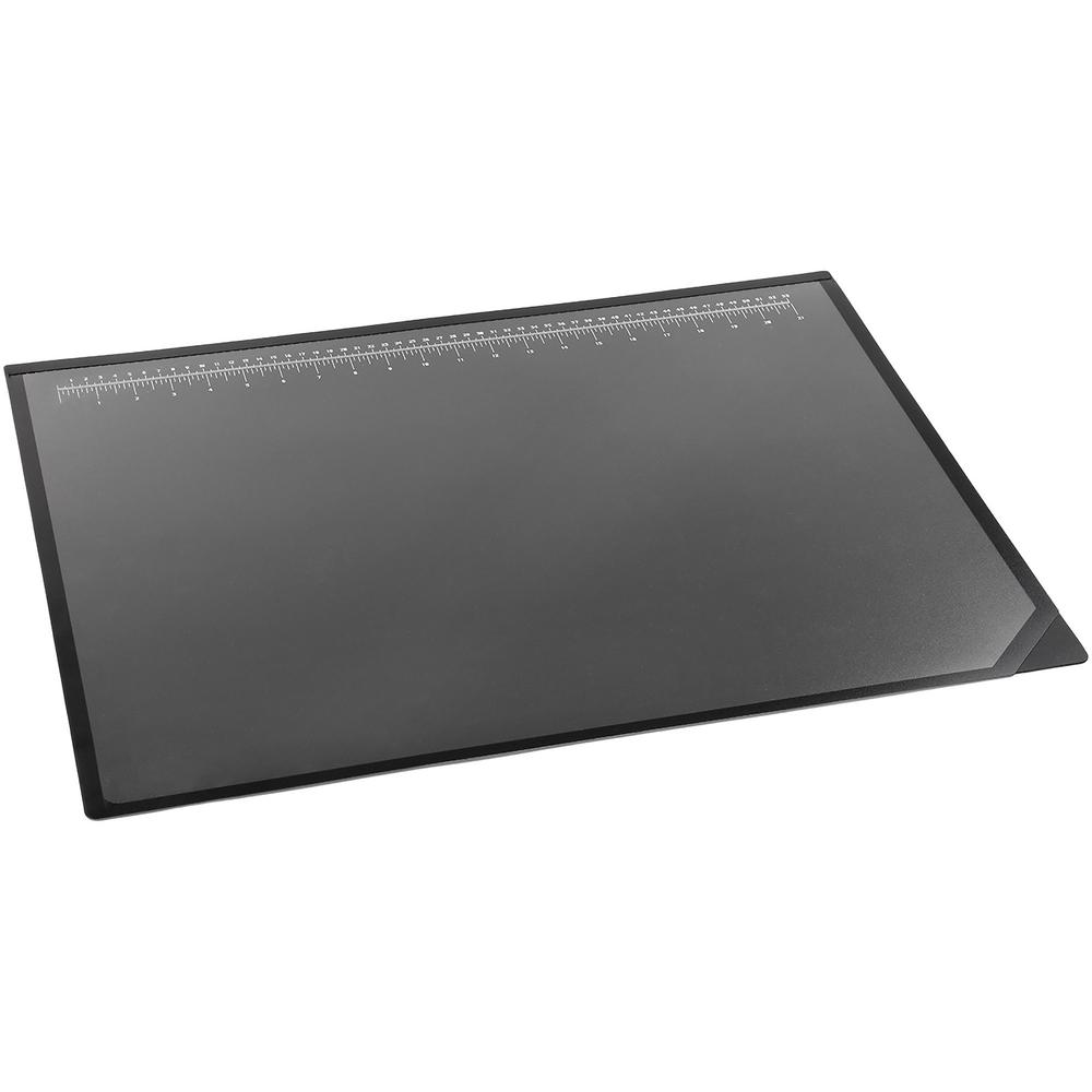 Artistic Desk Pads - Rectangular - 31" Width x 20" Depth - Rubber, Plastic - Black. Picture 1