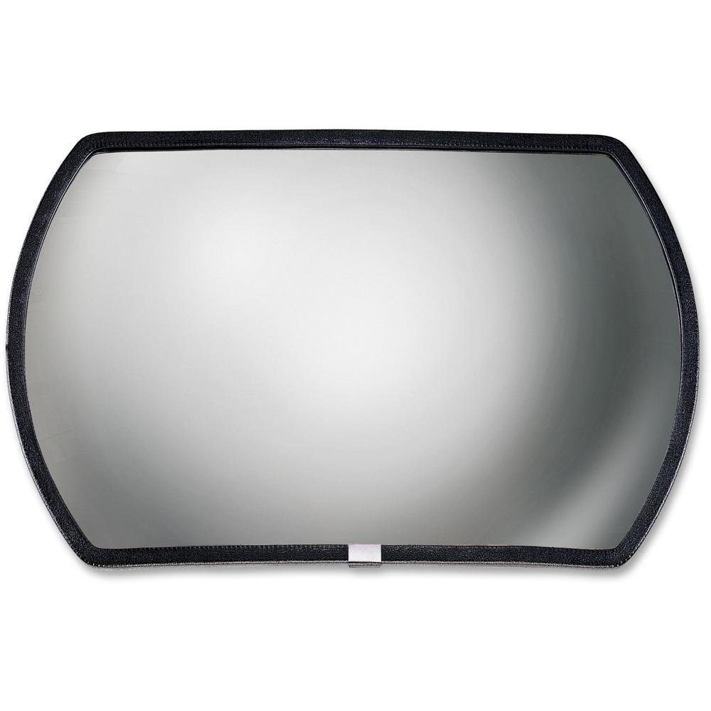 See All Rounded Rectangular Convex Mirrors - Rounded Rectangular - 18" Width x 12" Length - 1 Each. Picture 1