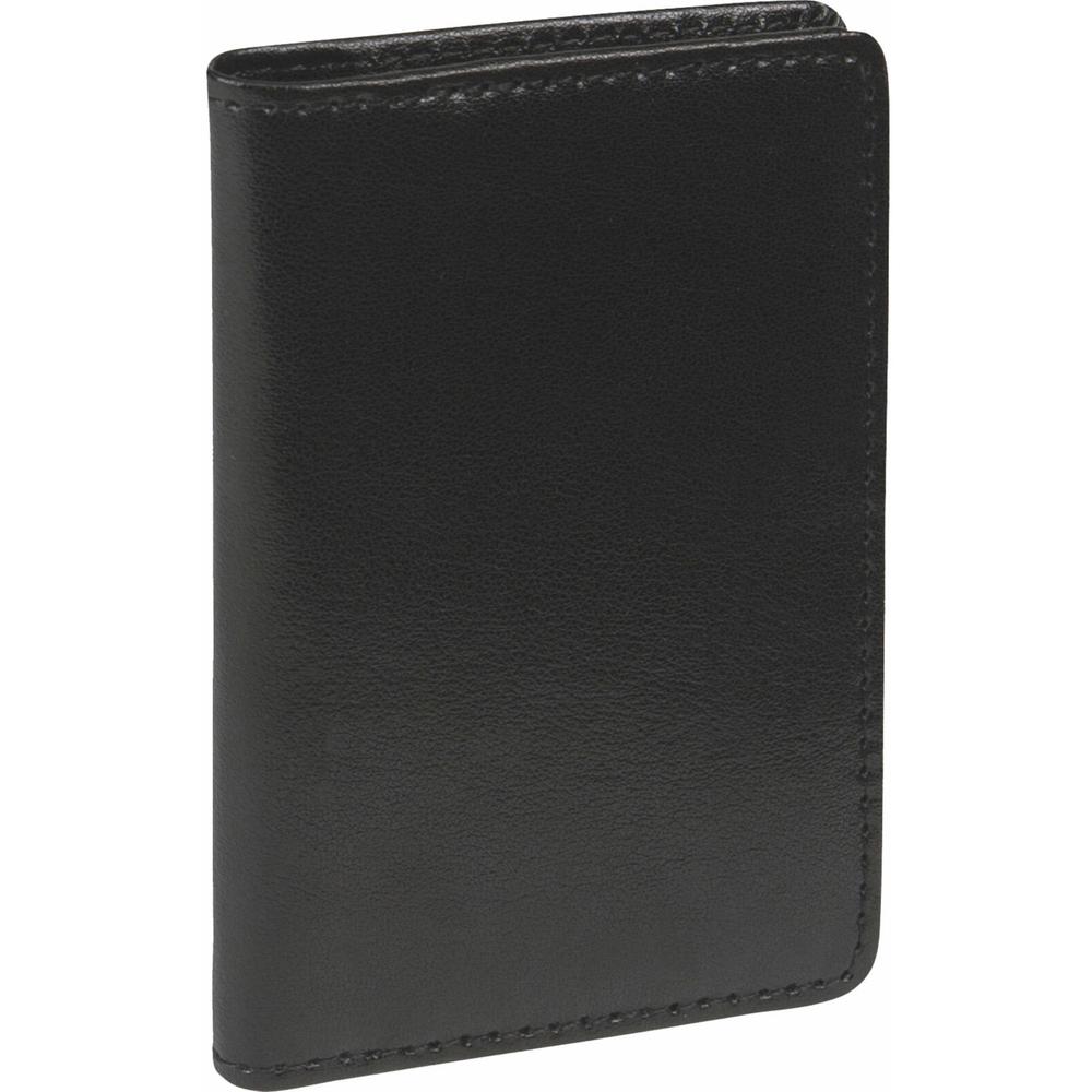 Samsill 81220 Regal Leather Business Card Holder, Case Holds 25 Business, Black (81220) - Leather, Genuine Cowhide Leather Body - 1 Each. Picture 1