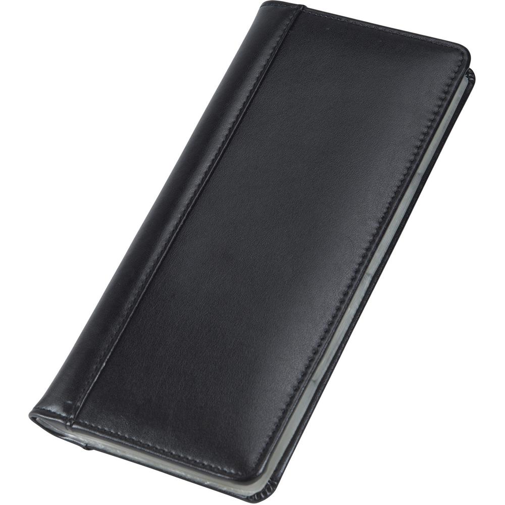 Samsill Regal Leather Business Card Holders - 96 Capacity - 4.50" Width x 10" Length - Leather Cover. Picture 1