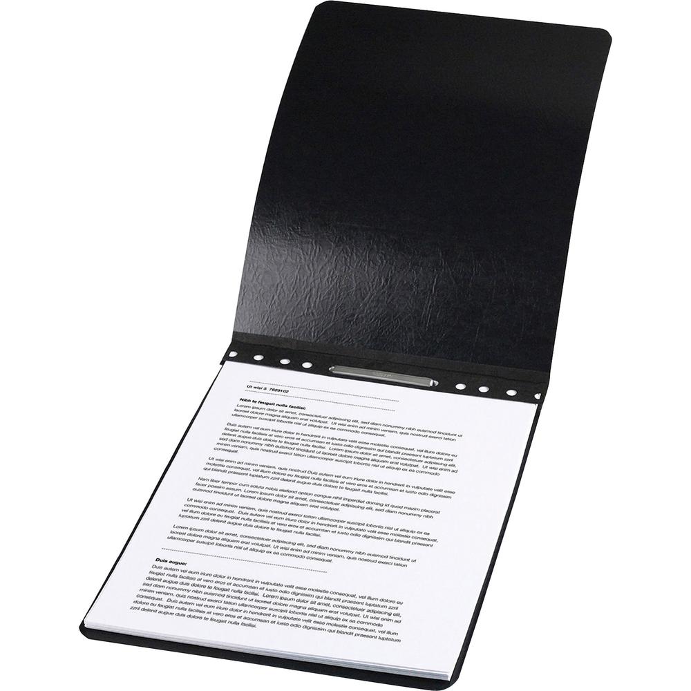 ACCO Presstex Letter Recycled Report Cover - 2" Folder Capacity - 8 1/2" x 11" - Folder - Presstex, Tyvek - Black - 30% Recycled - 1 Each. Picture 1