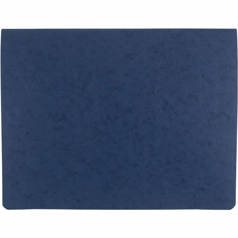 ACCO PRESSTEX Unburst Sheet Covers - 6" Binder Capacity - Fanfold - 11" x 14 7/8" Sheet Size - Dark Blue - Recycled - Retractable Filing Hooks, Hanging System, Moisture Resistant, Water Resistant - 1 . Picture 1