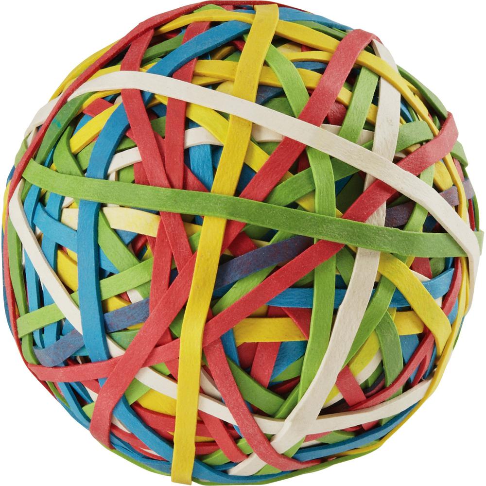 ACCO Rubber Band Ball - 0.8" Length x 0.1" Width - 1 Each - Assorted. Picture 1