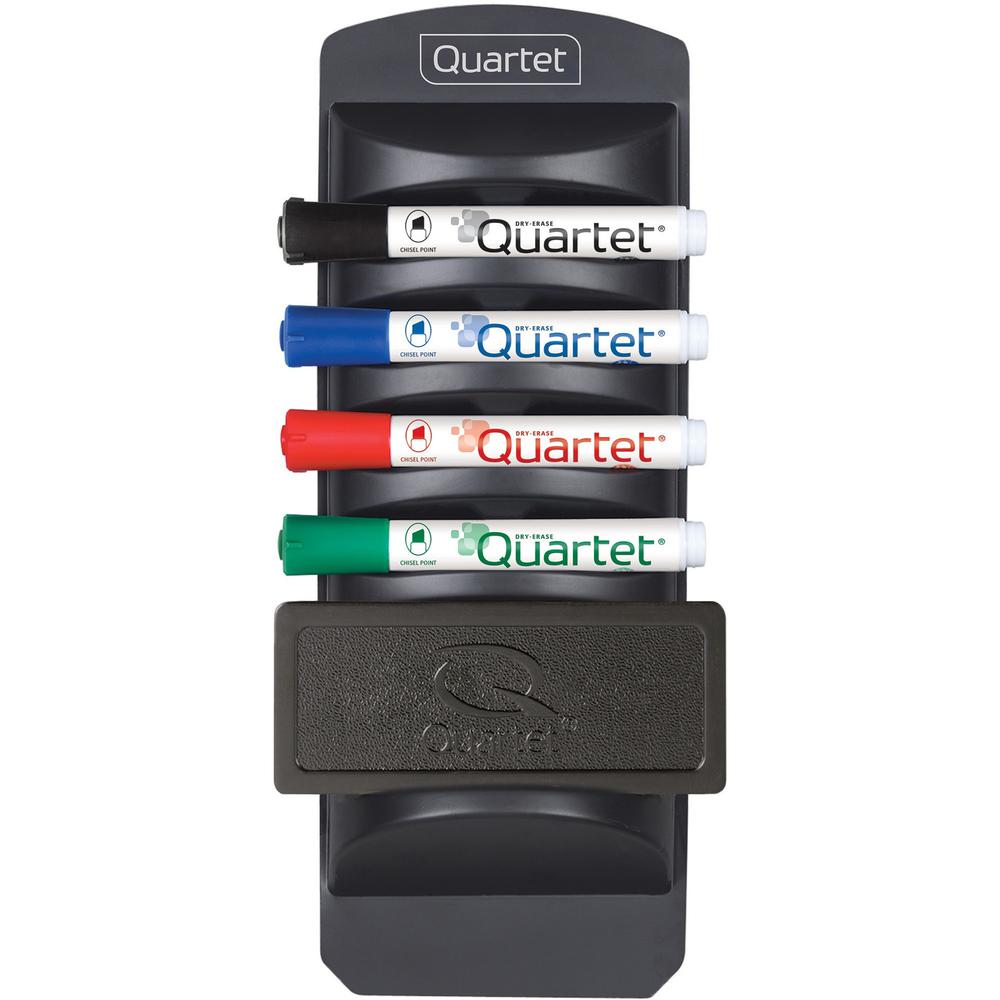 Quartet Standard Dry-Erase Kit - Chisel Marker Point Style - Black, Red, Blue, Green - 1 / Kit. The main picture.
