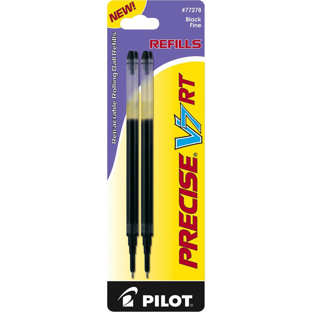 Pilot Precise V7 RT Premium Rolling Ball Pen Refills - 0.70 mm, Fine Point - Black Ink - 2 / Pack. The main picture.