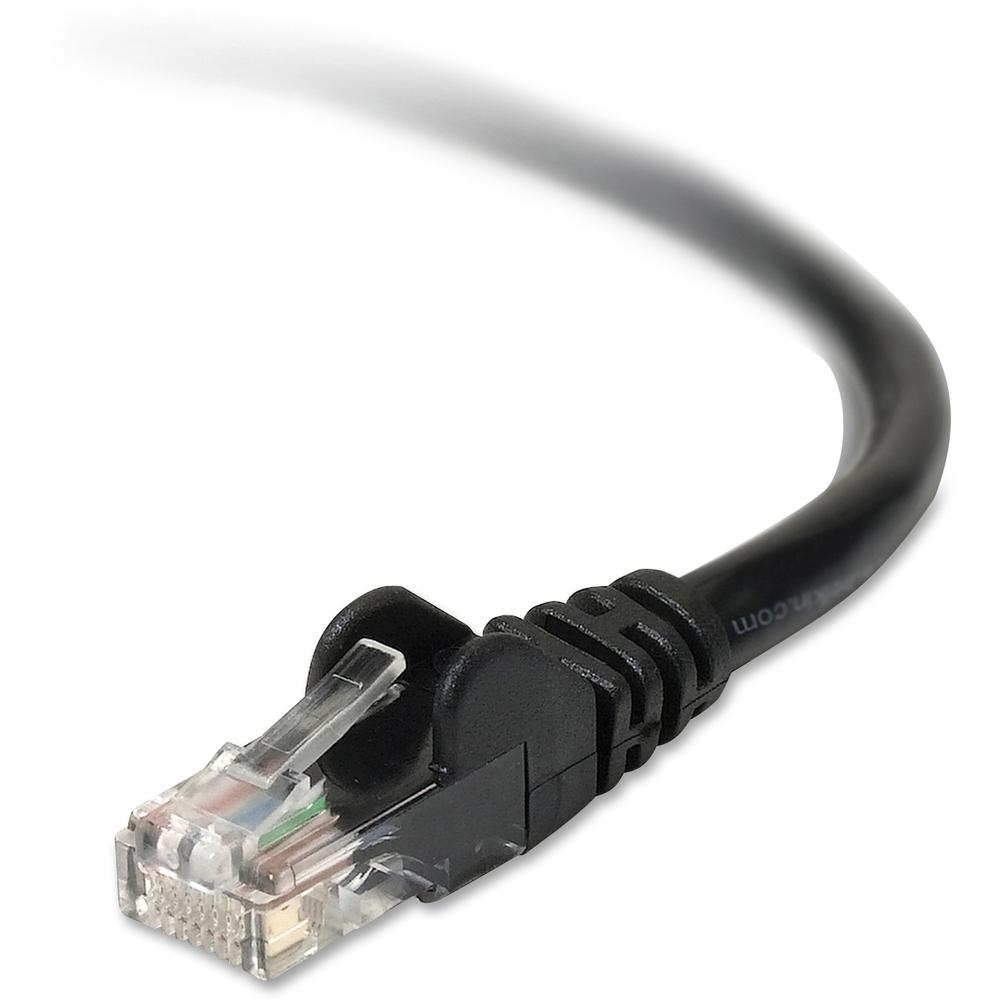 Belkin Cat. 6 Patch Cable - RJ-45 Male - RJ-45 Male - 5ft - Black. The main picture.