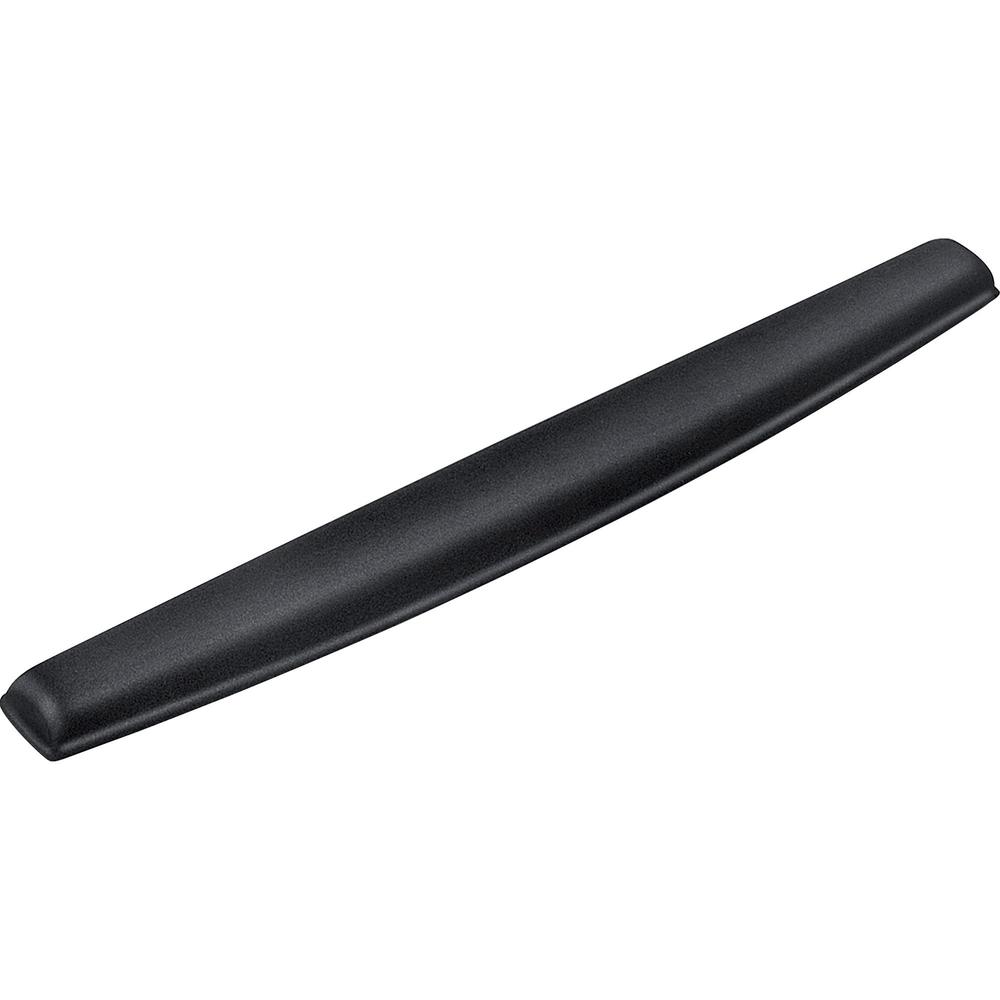 Fellowes Memory Foam Wrist Rest- Black - 0.94" x 19.31" x 2.31" Dimension - Black - Memory Foam - Wear Resistant, Tear Resistant, Skid Proof - 1 Pack. The main picture.