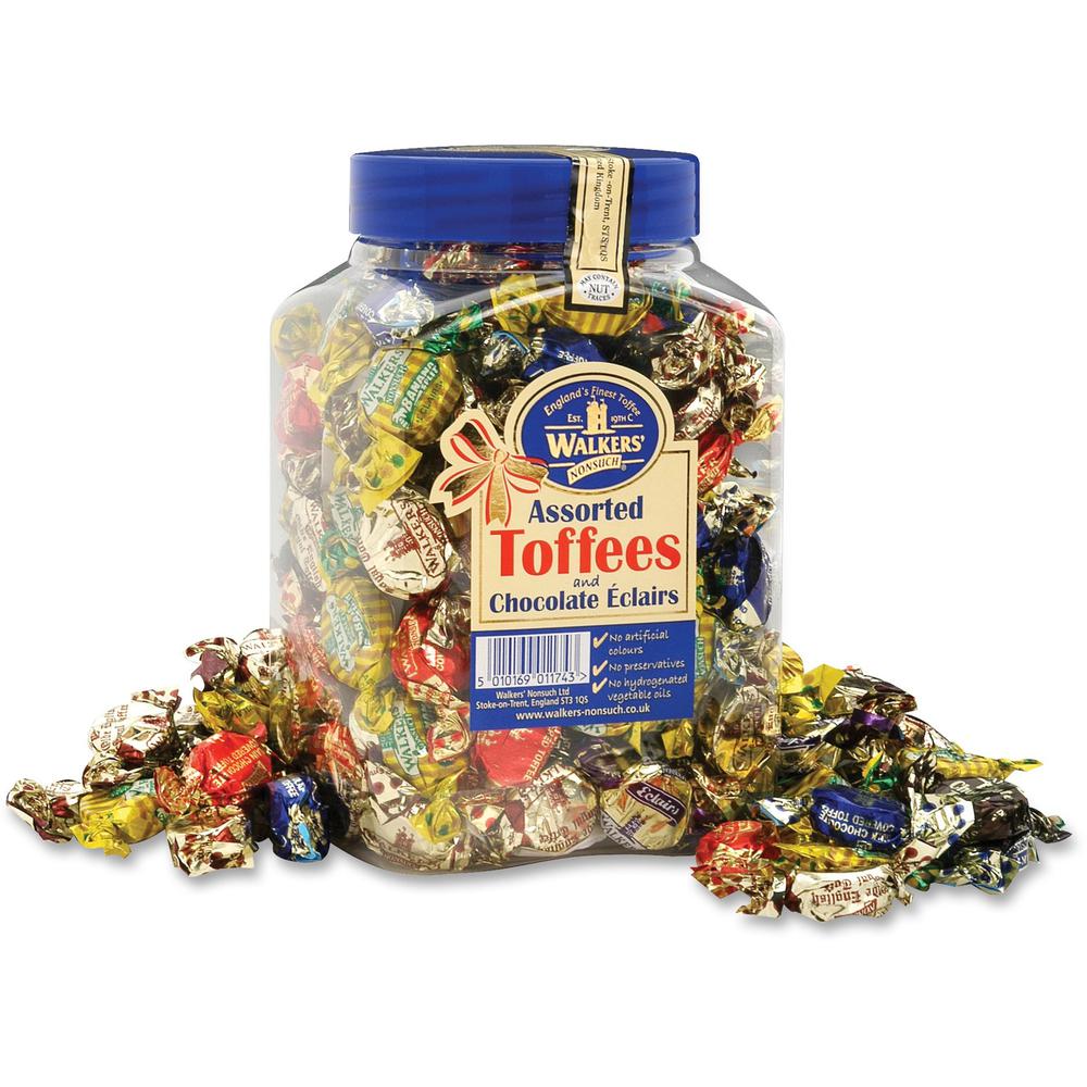 Office Snax Assorted Royal Toffee Candy - Assorted - Resealable Jar - 2.75 lb - 1 Each. The main picture.