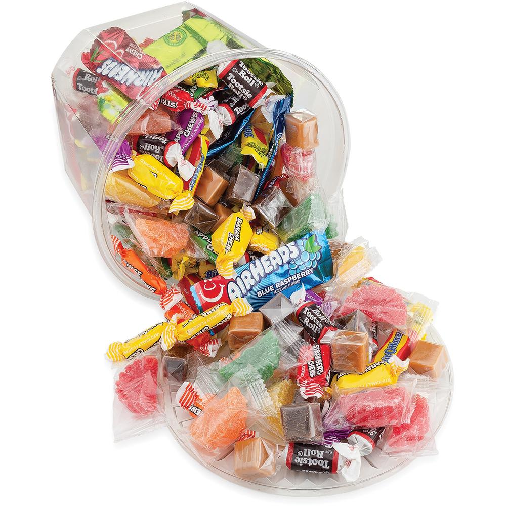 Office Snax Soft & Chewy Mix Assorted Candy Tub - Resealable Container, Individually Wrapped - 2 lb - 1 Each Per Canister. The main picture.