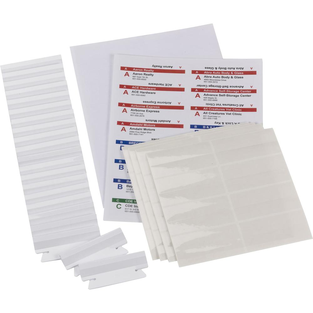 Smead Viewables Premium 3D hanging Folder Tabs and Labels - 1.25" Width x 3.50" Length. Picture 1