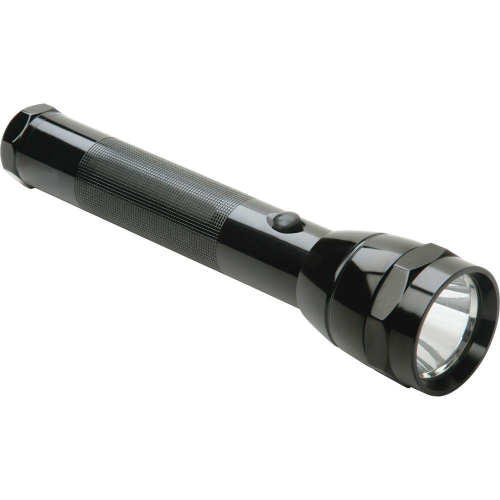 SKILCRAFT Flashlight - Xenon Bulb - D - Aluminum Body - Black. The main picture.