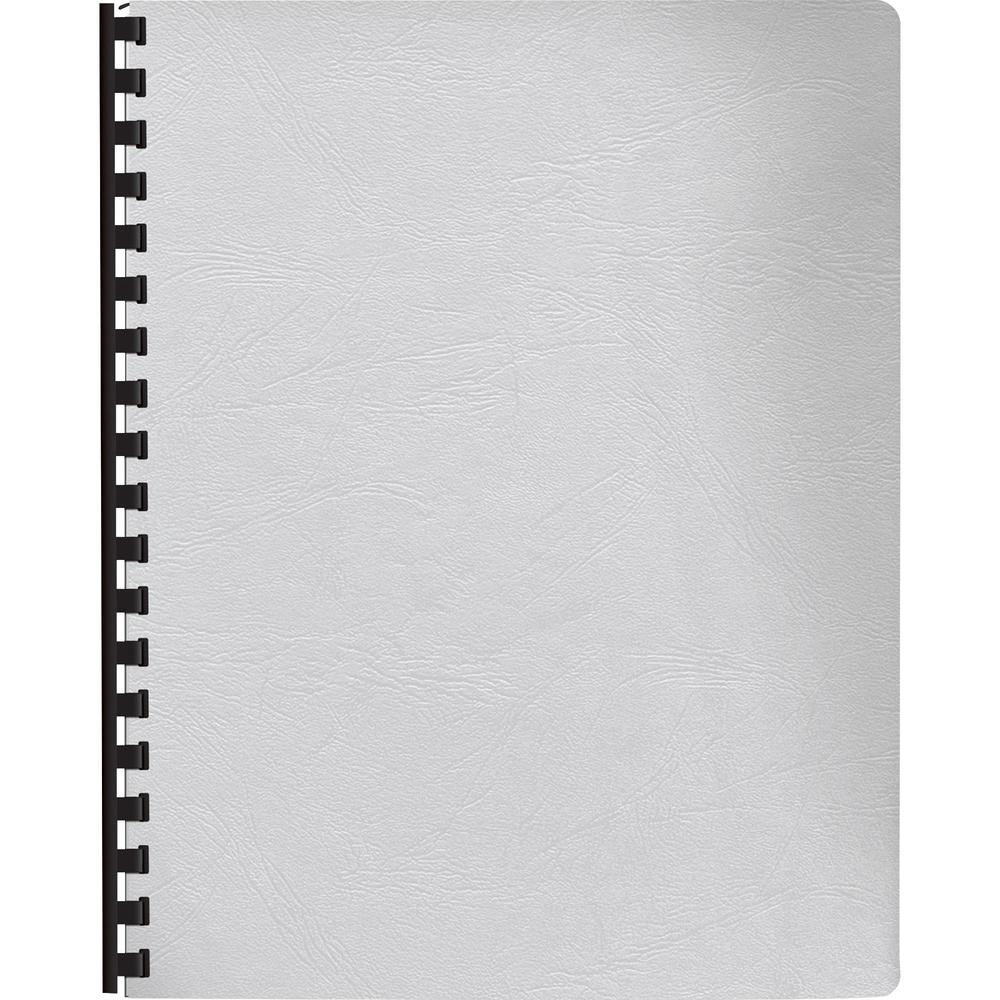 Fellowes Expressions Oversize Grain Presentation Covers - 11.3" Height x 8.8" Width x 0.1" Depth - For Letter 8 1/2" x 11" Sheet - Leather - 200 / Pack. The main picture.