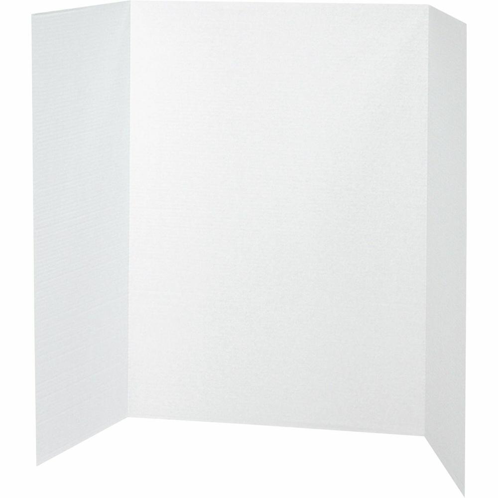 Pacon Presentation Boards - 36" Height x 48" Width - White Surface - 24 / Carton. The main picture.